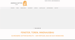 Desktop Screenshot of oetter.de